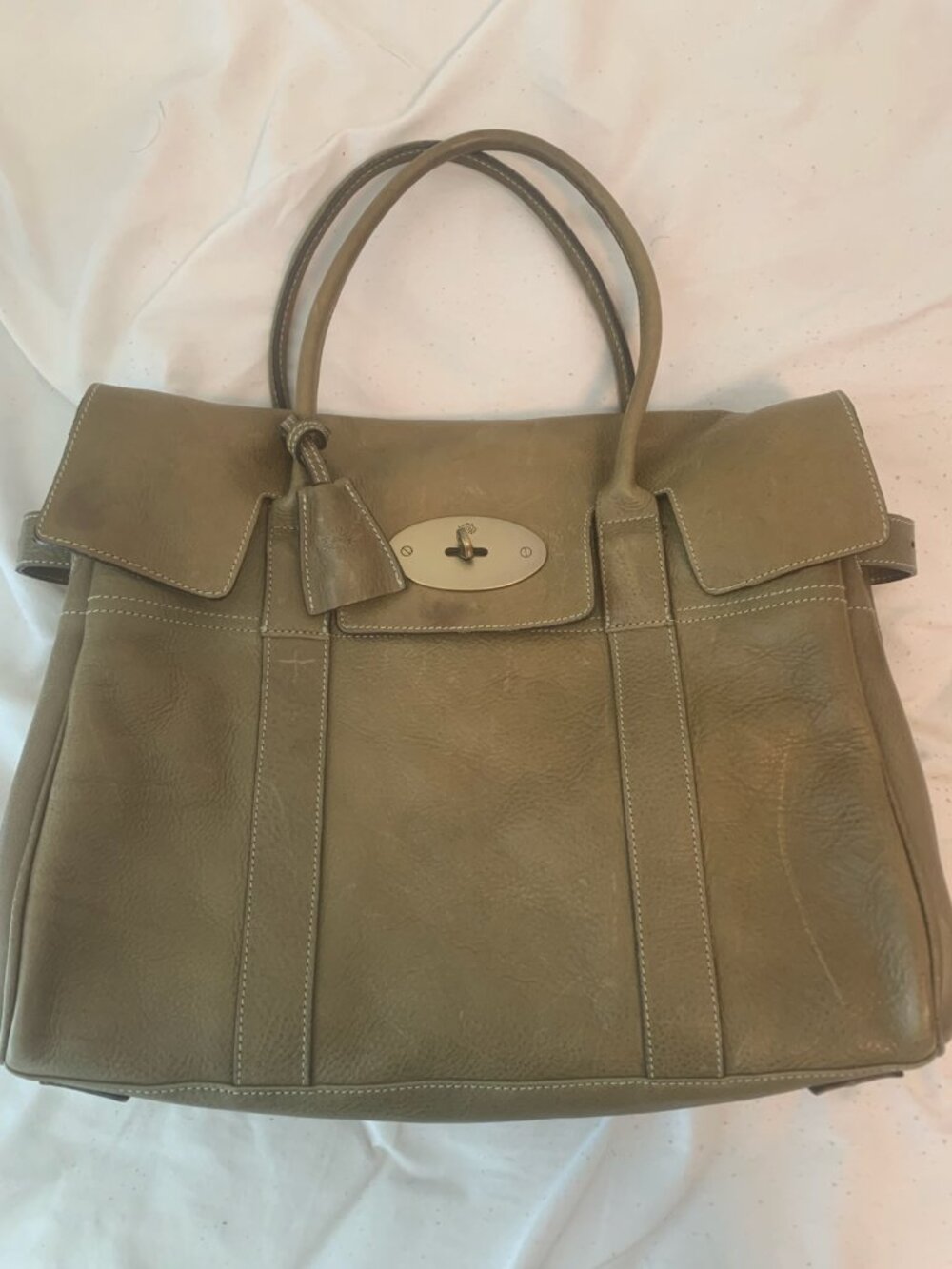 Mulberry Pistachio Bayswater - Classic Size